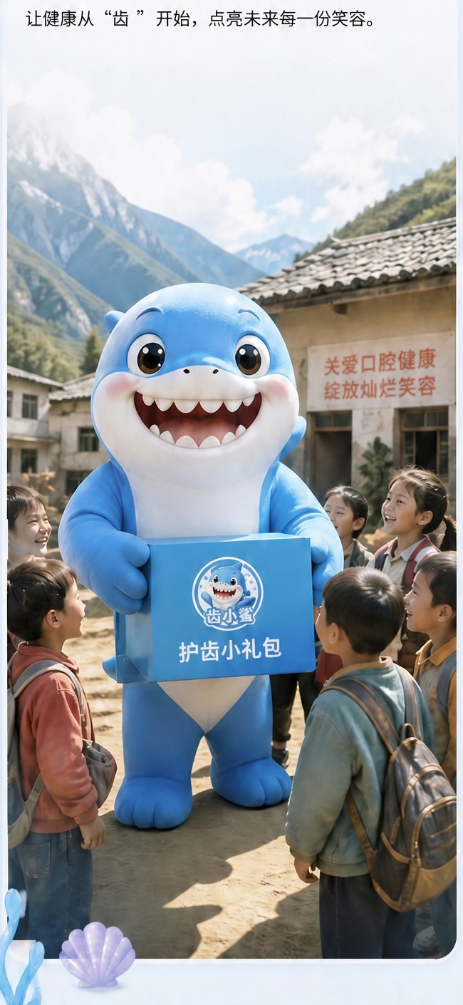 齿小鲨儿童口腔健康公益行动